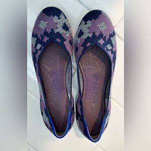 Rothy’s Violet Botanicamo Flats -size 8
